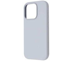 Connect iPhone 15 Pro Premium Magsafe Mīkstā Tausta Silikona Vāks Pelēks