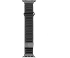 Connect Watch 38/40/41mm kortikālais aizmugures sprādzes magnētiskās piesūcināšanas pulksteņu siksniņas melnā krāsā