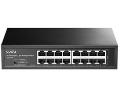 CUDY GS1016E 16 prievadų gigabito šviesos jungiklis