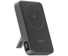 Cuktech WPB100 10000 mAh Qi2 magnetinė išorinė baterija 30W su stovu – juoda