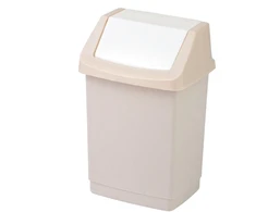 Šiukšliadėžė Curver, smėlio ruda, 15 l, 235 x 235 x 438 mm