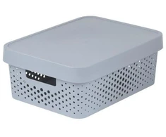Daiktadėžė CURVER, 11 l, pilka, 36×27×14 cm