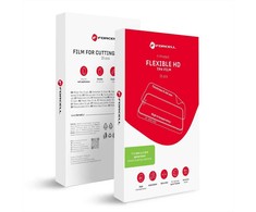 Pjovimo plėvelės pjaustymo mašinai 2-oji ir (3-osios kartoninės). Forcell F-Protect Flexible HD 196 x 125 mm 25 vnt. skaidrios
