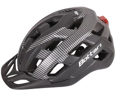 Dviratininkų šalmas Bottari 94004GB, juodas/pilkas, L/XL