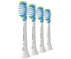 4 dalių šepetėlių galvučių pakuotė Philips Sonicare Premium Plaque Defence, HX9044/87