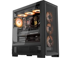 DarkFlash AIRNOVA computer case (juodas) + 3 fans