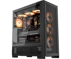 DarkFlash AIRNOVA computer case (juodas) + 3 fans