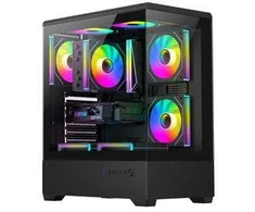 DarkFlash C365 computer case (juodas) + 5 fans