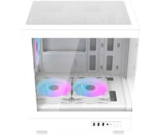 Darkflash DB330M Computer Case + 3 Fans (Baltas)