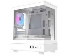 Darkflash DB330M Computer Case + 3 Fans (Baltas)