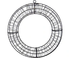 None Decoration Ring with LED. AX5393600. D38 cm. juodas