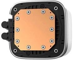 DeepCool LP240 Kompiuterio dėklas, Processor All-in-one liquid cooler 12 cm Baltas 1 pc(s)