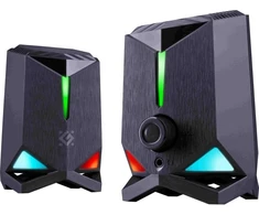 Defender PC SPEAKERS ROCKET 2.0 6W LED USB Juodas