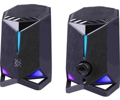 Defender PC SPEAKERS ROCKET 2.0 6W LED USB Juodas