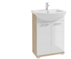 Deftrans CABINET WASHBASIN BARI D60 Baltas/WOOD