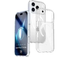 Dėklas 3Mk Protection 3mk „Armor MagCase“, skirtas „iPhone 17 Pro Max“ – skaidrus