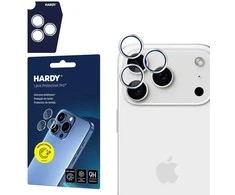 3Mk apsauga 3mk HARDY objektyvo apsaugos Pro objektyvo stiklas iPhone 17 Pro / 17 Pro Max - sidabrinis