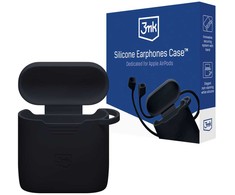 Dėklas 3Mk Protection 3mk Silicone AirPods Case Juodas for AirPods 4 - juodas
