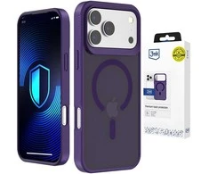 Dėklas 3Mk Protection 3mk Smoke MagCase for iPhone 17 Pro Max - Violetinė-Translucent