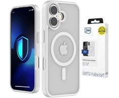 Dėklas 3Mk Protection 3mk Smoke MagCase for iPhone 17 - baltas-translucent