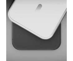 Dėklas 3Mk apsaugos 3mk dūminis „MagCase“, skirtas „iPhone 17 Pro Max“ – „Baltas-Translucent“