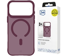 3Mk Protection 3mk Smoke MagCase dėklas iPhone 18 Pro / 17 Pro – bordo spalvos