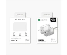 „AmazingThing AirPods Pro 3“ minimalaus dydžio dėklas, skaidrus