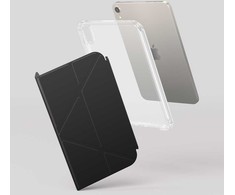 „AmazingThing“ minimalaus dizaino dėklas, skirtas „iPad 11“ (2022/2025) – tamsiai pilkas