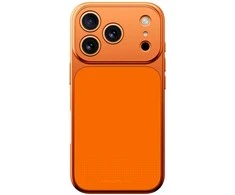 „AmazingThing Minimal Mag“ visiškai uždengiantis dėklas, skirtas „iPhone 17 Pro“ – oranžinis