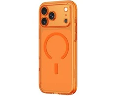 Objektyvas „AmazingThing“ minimalaus dydžio dėklas su magnetiniu objektyvu, skirtas „iPhone 17 Pro“ – oranžinis