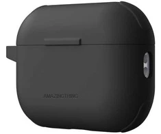 „AmazingThing Omni Case Titan“ dėklas, skirtas „AirPods Pro 3“ - juodas