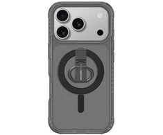 AmazingThing Titan Pro Grip Ring Set dėklas skirtas Apple iPhone 17 Pro Max suderinamas su MagSafe – juodos spalvos