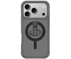 AmazingThing Titan Pro Grip Ring Set dėklas skirtas Apple iPhone 17 Pro suderinamas su MagSafe – juodos spalvos
