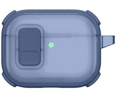 „AmazingThing Titan Pro Mag“ skaidrus dėklas, skirtas „AirPods Pro 3“ - Mėlyna