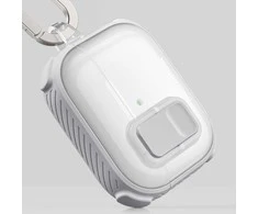 „AmazingThing Titan Pro Mag“ skaidrus dėklas, skirtas „AirPods Pro 3“ - Baltas