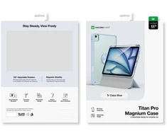 AmazingThing Titan Pro Mag Case for iPad Air 11" M3/M4 (2025/2026) - mėlynas