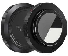 Baltos spalvos balanso objektyvo dangtelis FREEWELL, skirtas Sony E Mount