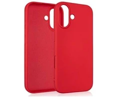 Dėklas Beline Silicone skirtas Apple iPhone 17 raudonos spalvos
