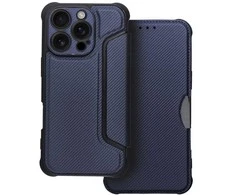 Dėklas Oem Flip case for iPhone 16 PRO Razor Book mėlynas