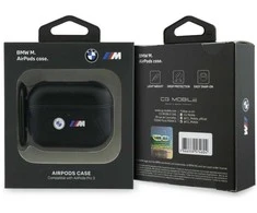 Dėklas BMW Curved Line Case for AirPods Pro 3 - Juodas