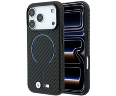 Dėklas BMW M Carbon Printed Ring MagSafe Case for iPhone 17 Pro Max / 18 Pro Max - Juodas