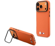 Dėklas BMW M Metal Logo MagSafe Case for iPhone 17 Pro Max - Oranžinis