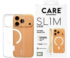 „Panzer Glass CARE by PanzerGlass SL1M MagSafe“ dėklas, skirtas „iPhone 17 Pro“ – permatomas