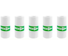 Dėklas CP STP5 Pašlīmējošs Termopapīra Uzlīmju komplekts x5 ruļļi 57mm x 25mm bērnu drukas kamerām - Balts