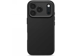 „Decoded“ antimikrobinis silikoninis galinis dangtelis – silikoninis apsauginis dėklas, skirtas „iPhone 17 Pro“, suderinamas su „MagSafe“ (phantom juodas)