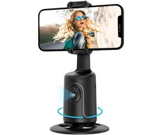 Dėklas Iwear Elight P01 Auto Sejas 360 grādu auto izsekošanas Selfie Statīvs ar Viedtālruņa Fiksāciju Melns