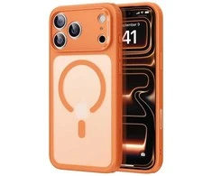 Dėklas ESR Classic Hybrid MagSafe Case for iPhone 17 Pro - Clear Oranžinis