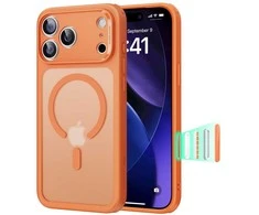 Dėklas ESR Classic Hybrid MagSafe Case for iPhone 17 Pro - Clear Oranžinis