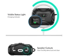 ESR Cyber ​​​​FlickLock MagSafe dėklas, skirtas AirPods Pro 3 - Juodas