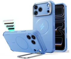 Dėklas ESR Cyber ​​Tough Kickstand MagSafe Case for iPhone 18 Pro / 17 Pro - Light Mėlyna